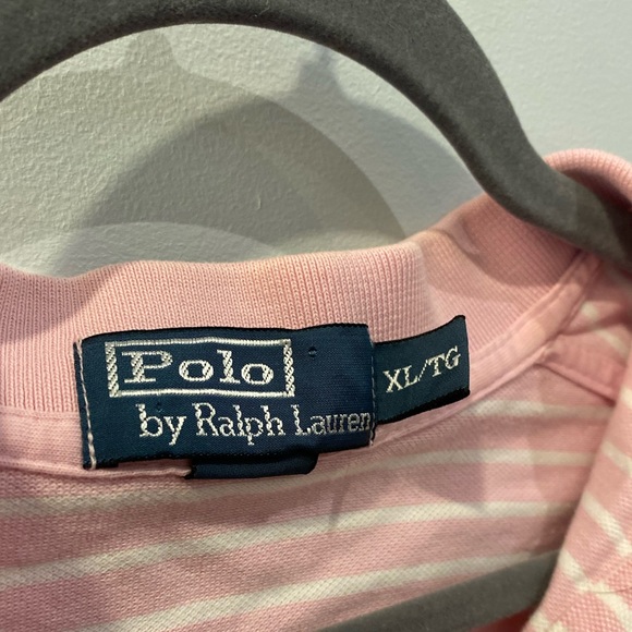 Ralph Lauren Polo rework! Pink/white crop top - Picture 3 of 3
